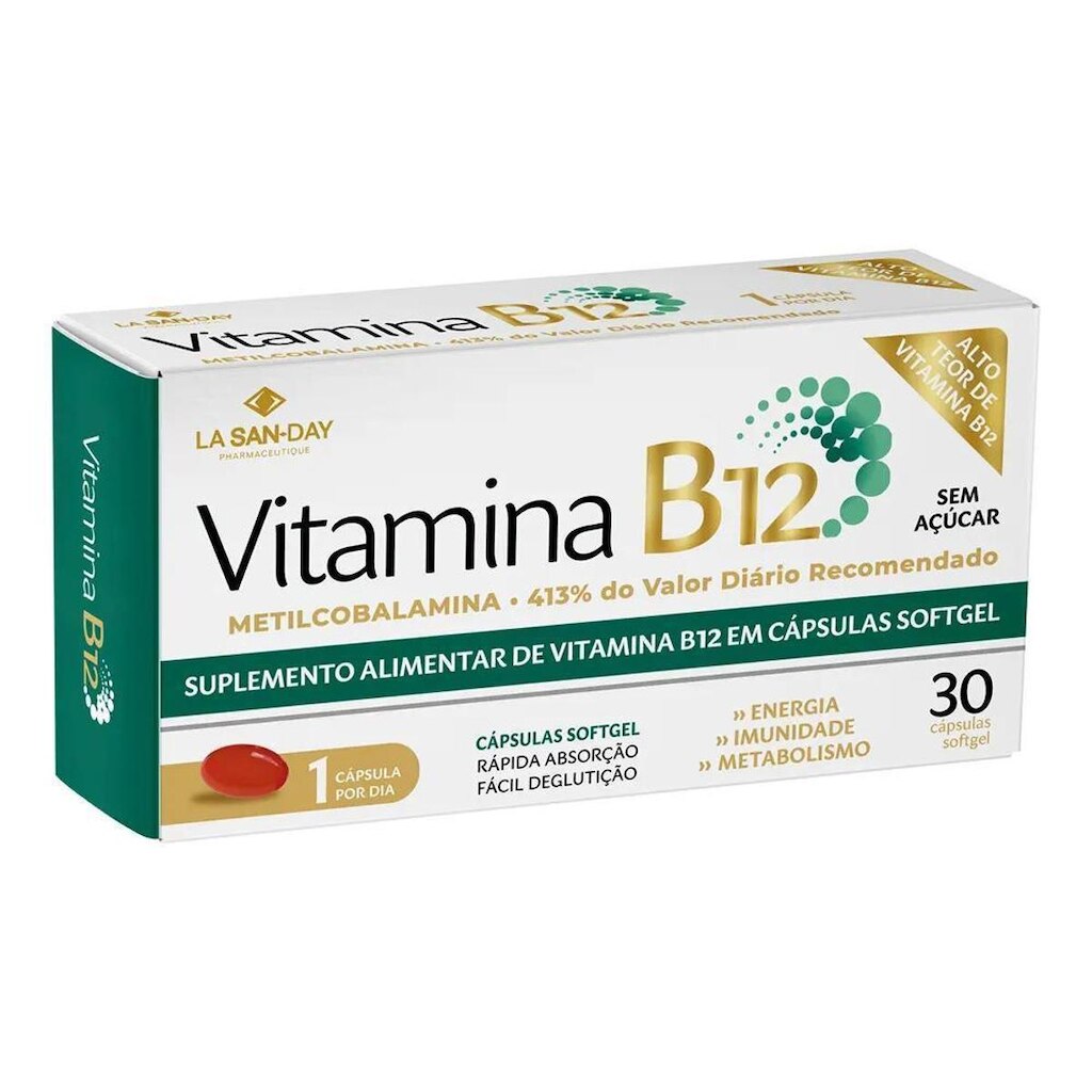 Vitamina B12 30 Cápsulas La San Day