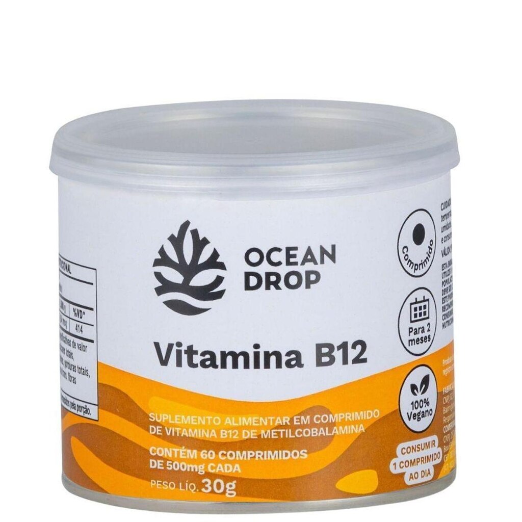 Vitamina B12 Ocean Drop 60 Cápsulas