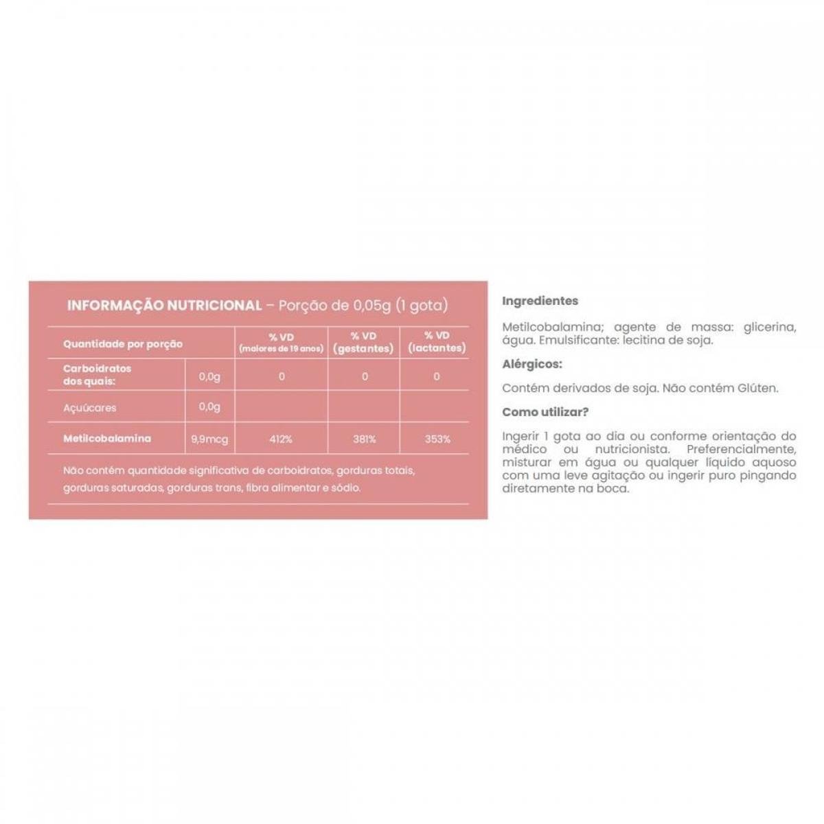 Vitamina B12 Suplemento Alimentar De 30ml Ydrosolv Vermelho Netshoes