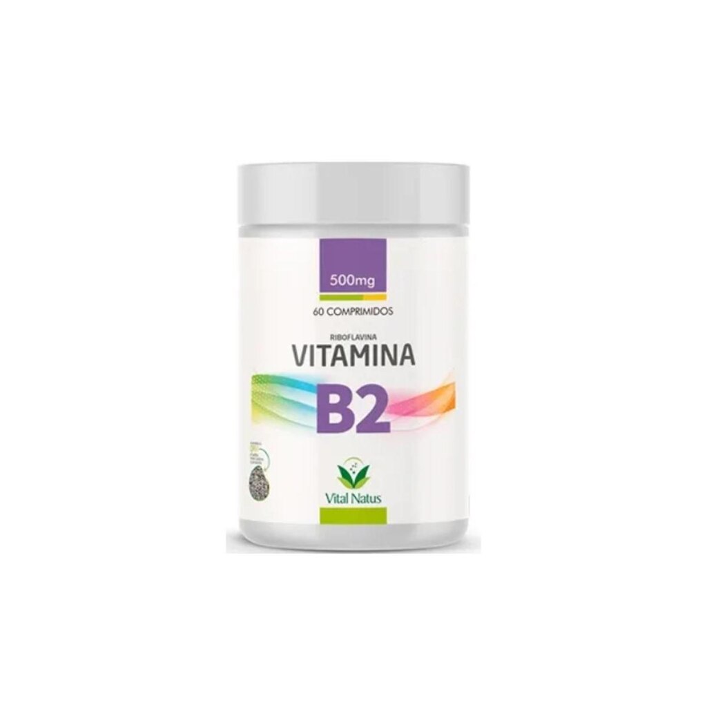 Vitamina B2 Riboflavina 60 comprimidos - Vital Natus
