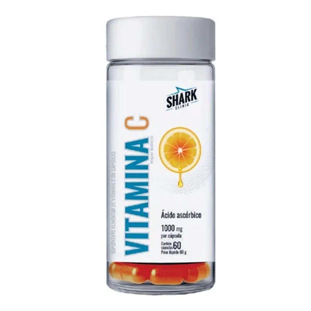 Vitamina C 1000mg - 60 Cápsulas - Shark Pro
