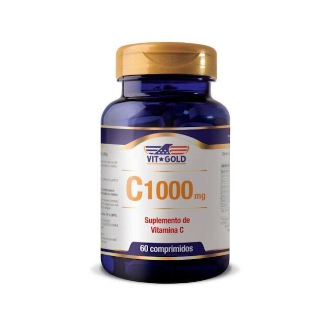 Vitamina C 1000mg - 60 Comprimidos - VitGold