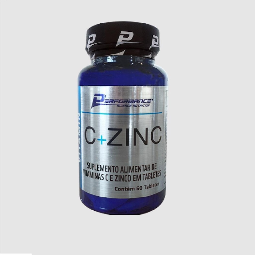 Vitamina C 1000mg + Zinco 29mg 60 Tabletes - Performance Nutrition