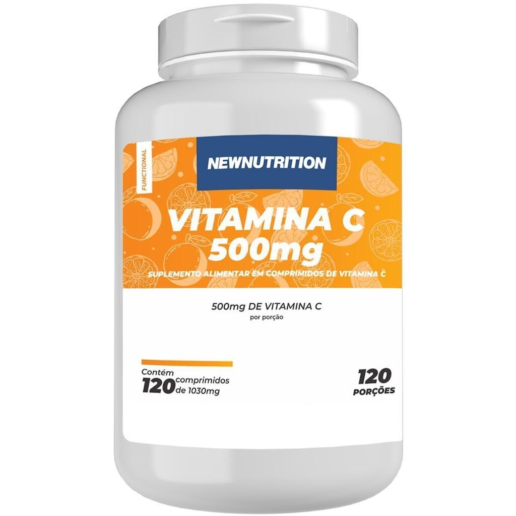 Vitamina C 500mg - 120 Comprimidos NewNutrition