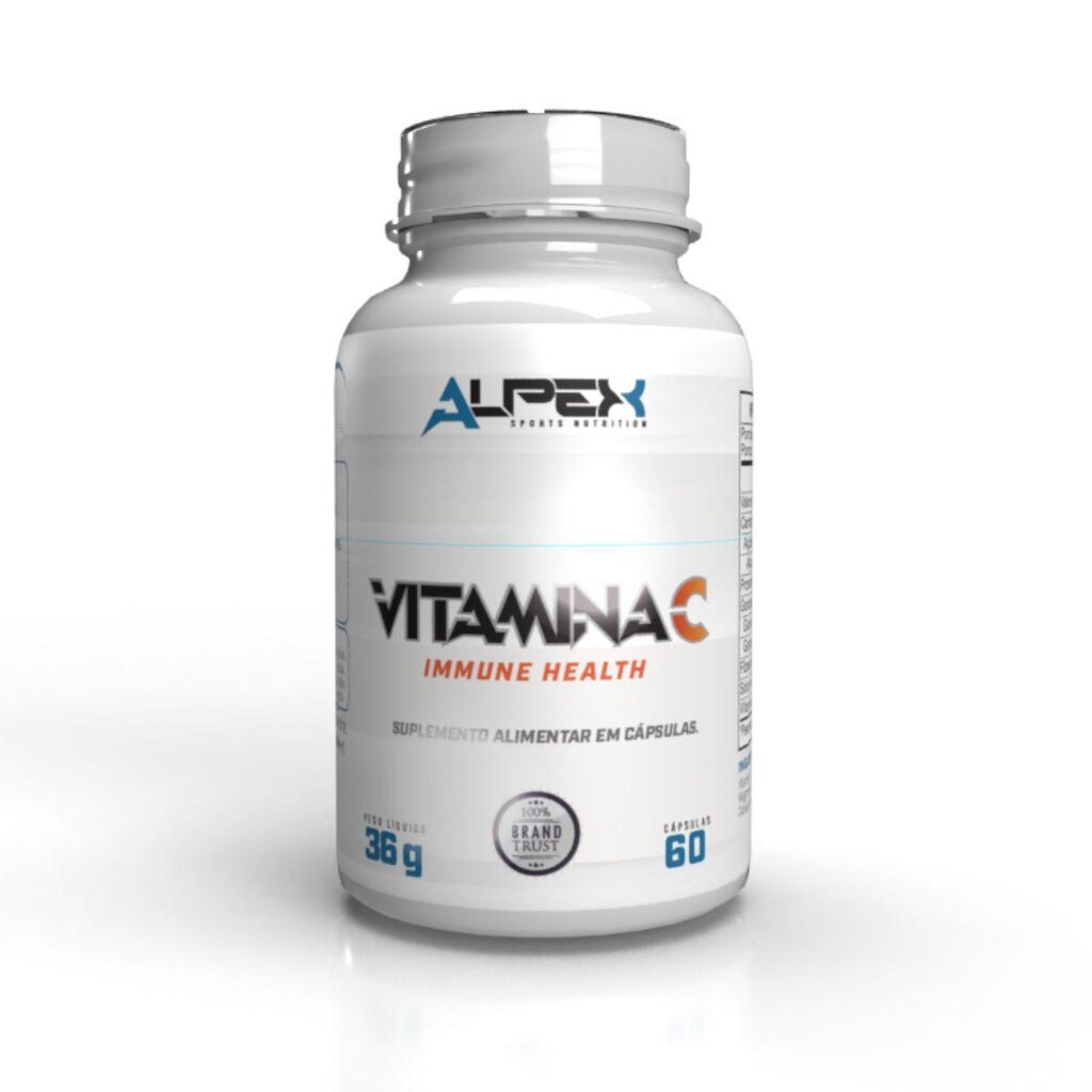 Vitamina C 500mg 60 Caps - Alpex Nutrition