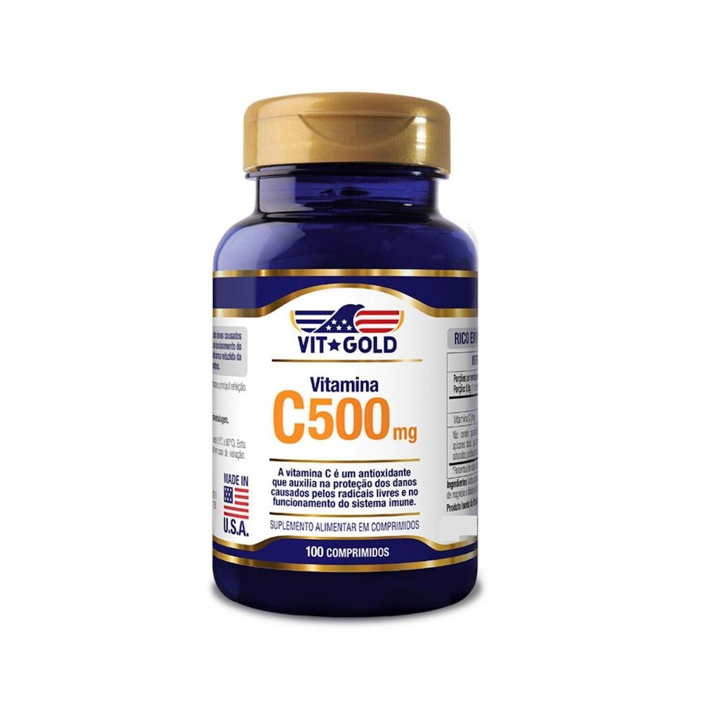 Vitamina C 500mg Vitgold 100 comprimidos