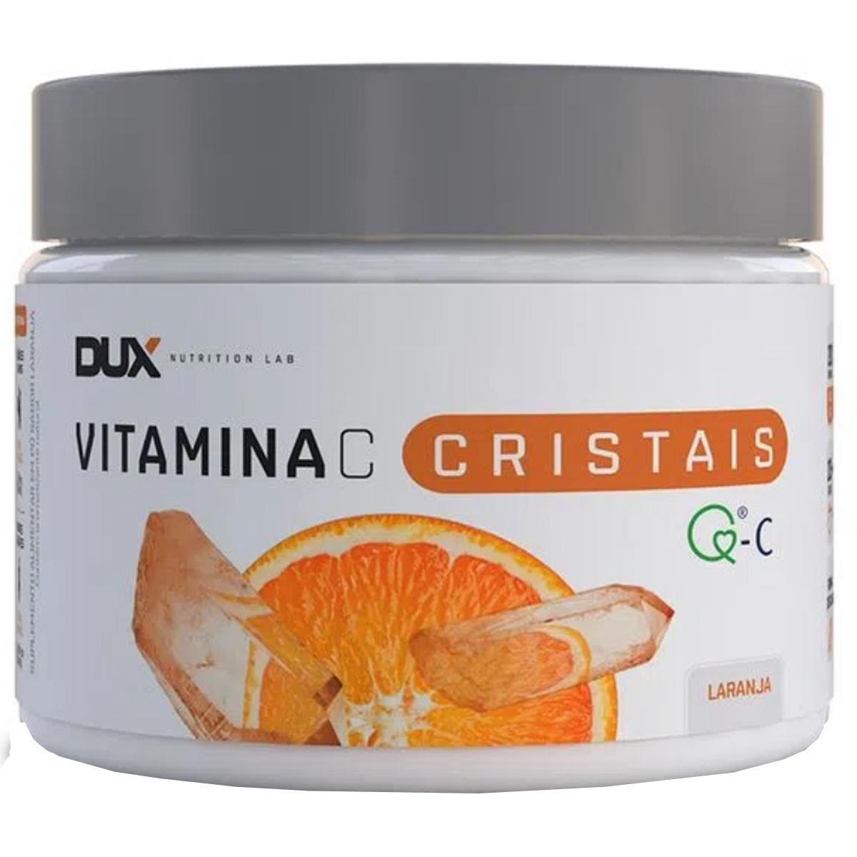 Qual C Vitamina C Cristais Quali C Sistema Imune Importado 200g Pote Laranja ...