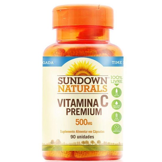 Vitamina C Premium 500mg Sundown 90 comprimidos Menor preço em Vitamina C Premium 500mg Sundown 90 comprimidos