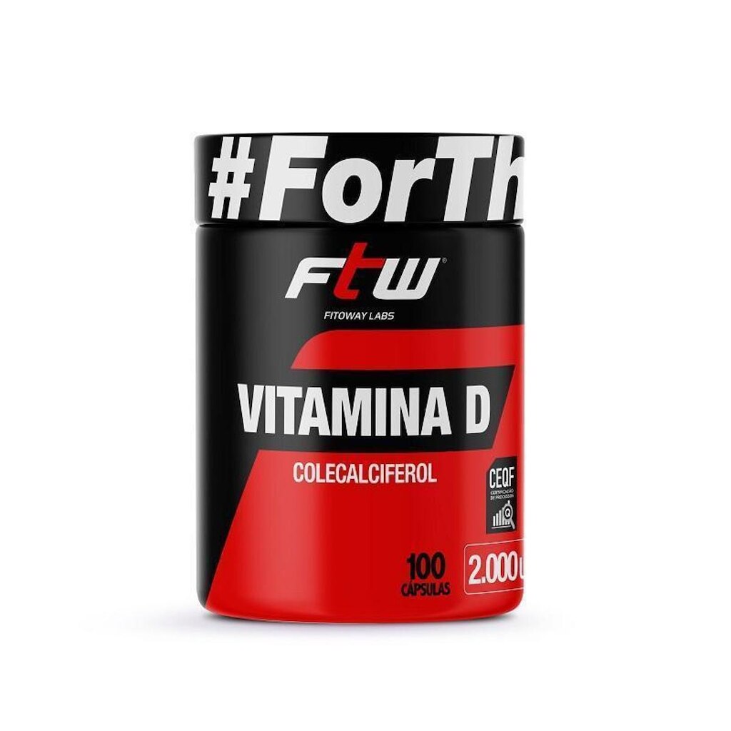 Vitamina D 2.000 UI 100 Cápsulas FTW