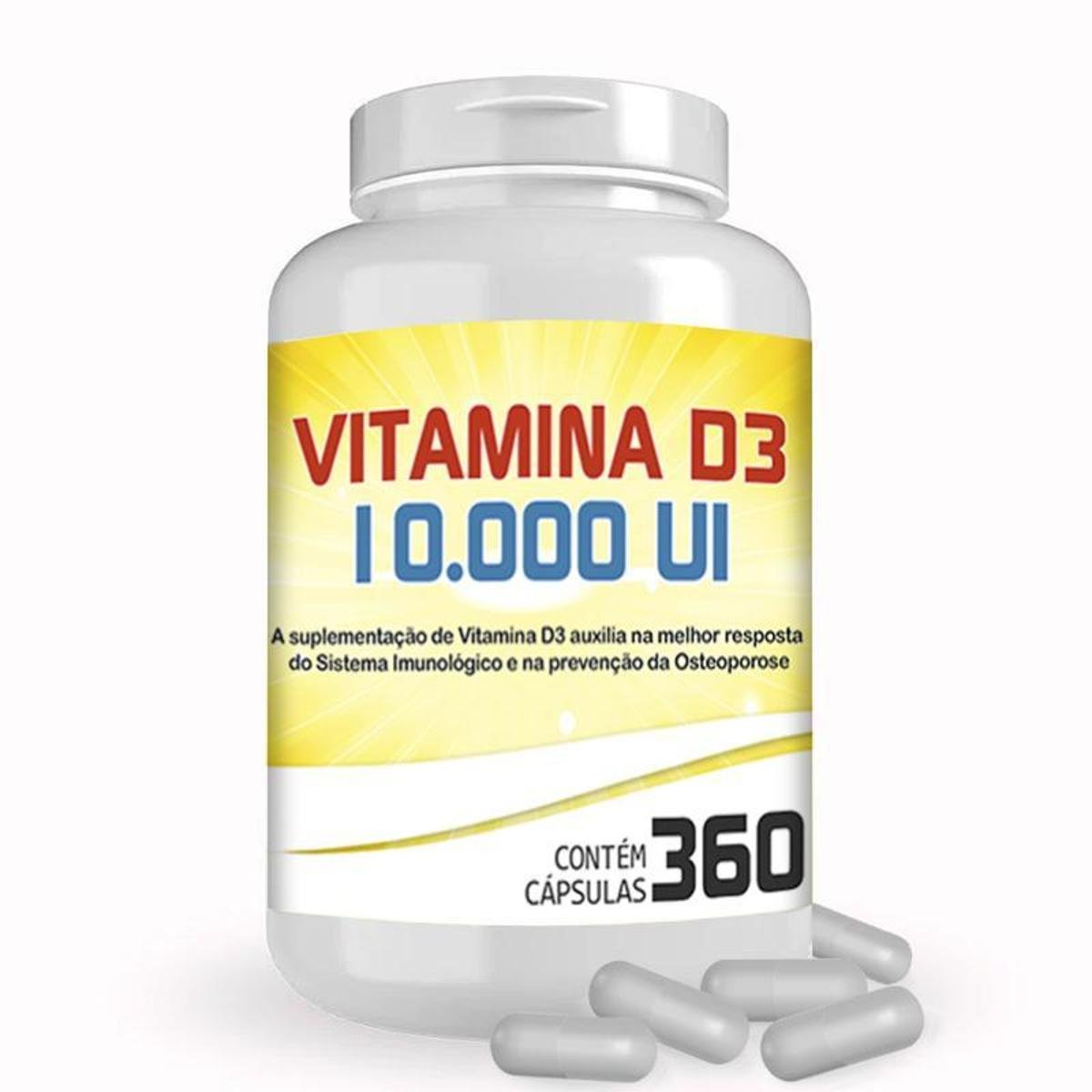 Vitamina D3 10 000ui Com 360 Capsulas Sem Sabor Netshoes Vitamina D3 10 000ui Com 360 Capsulas Sem Sabor Netshoes