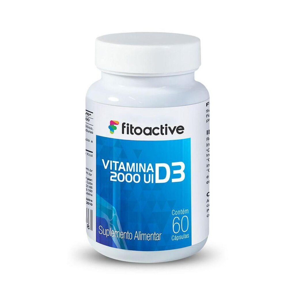 Vitamina D3 2000 UI 60 Cápsulas Fitoactive