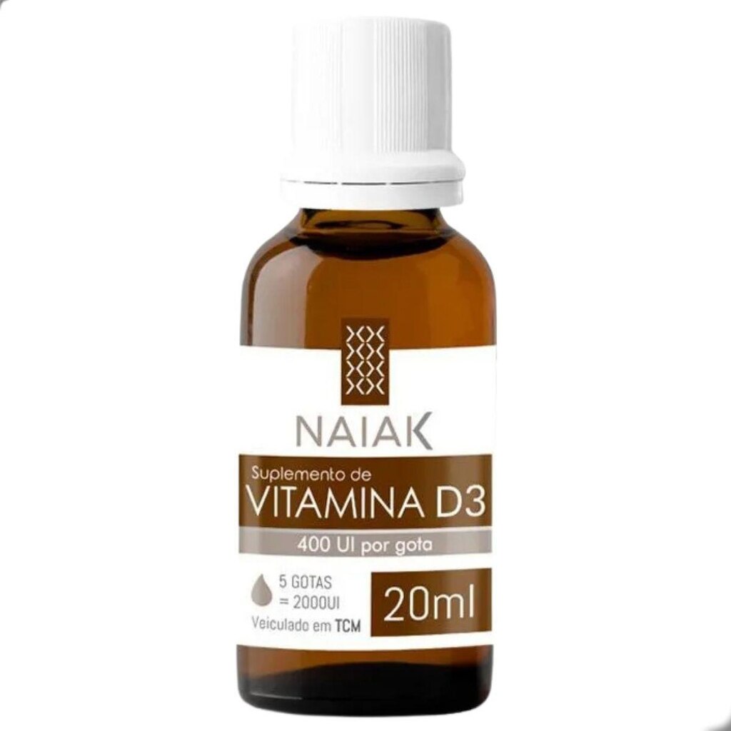 Vitamina D3 400 UI 20ml Liquido Naiak