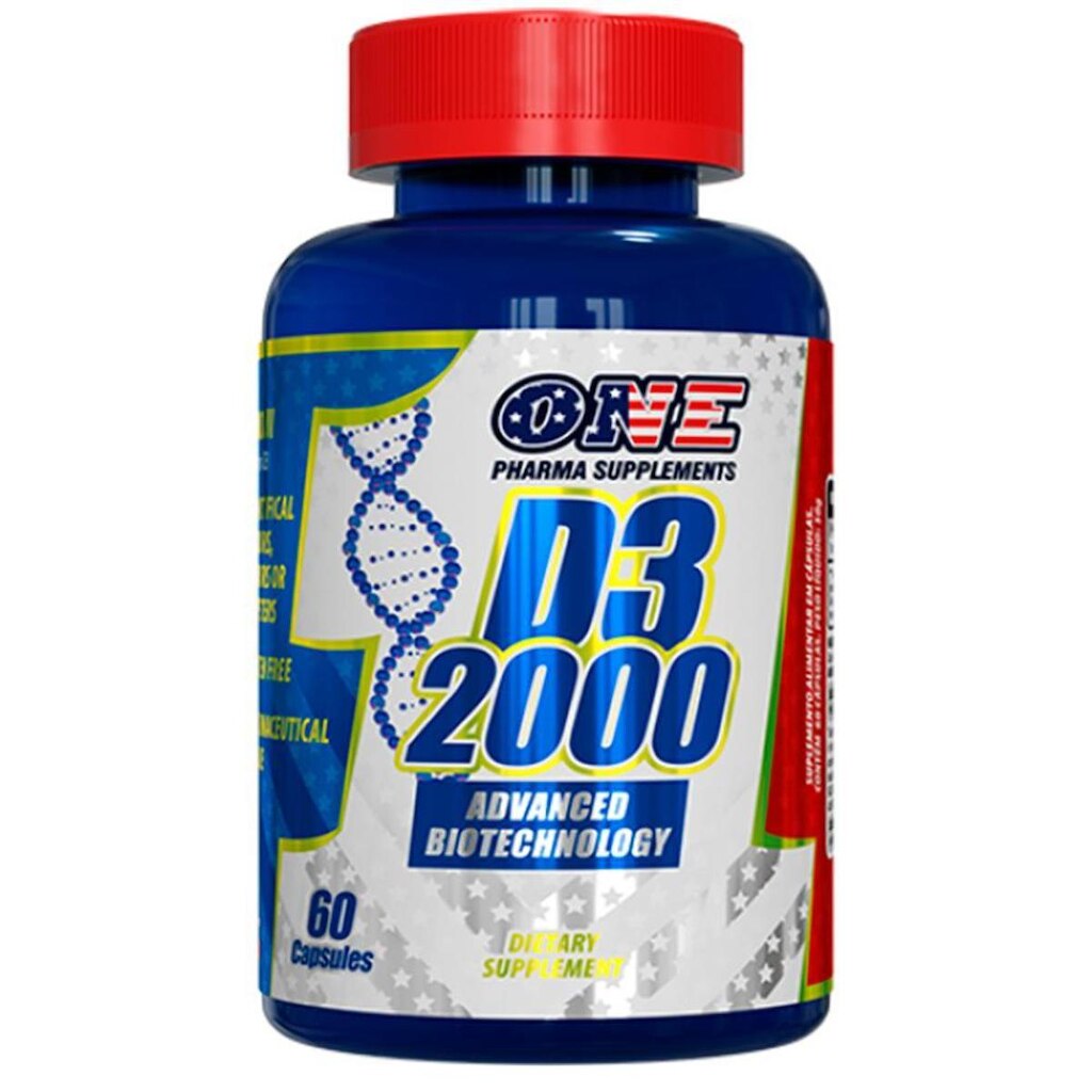 Vitamina D3 60 Cápsulas - One Pharm Supplements VAL 31/07/26