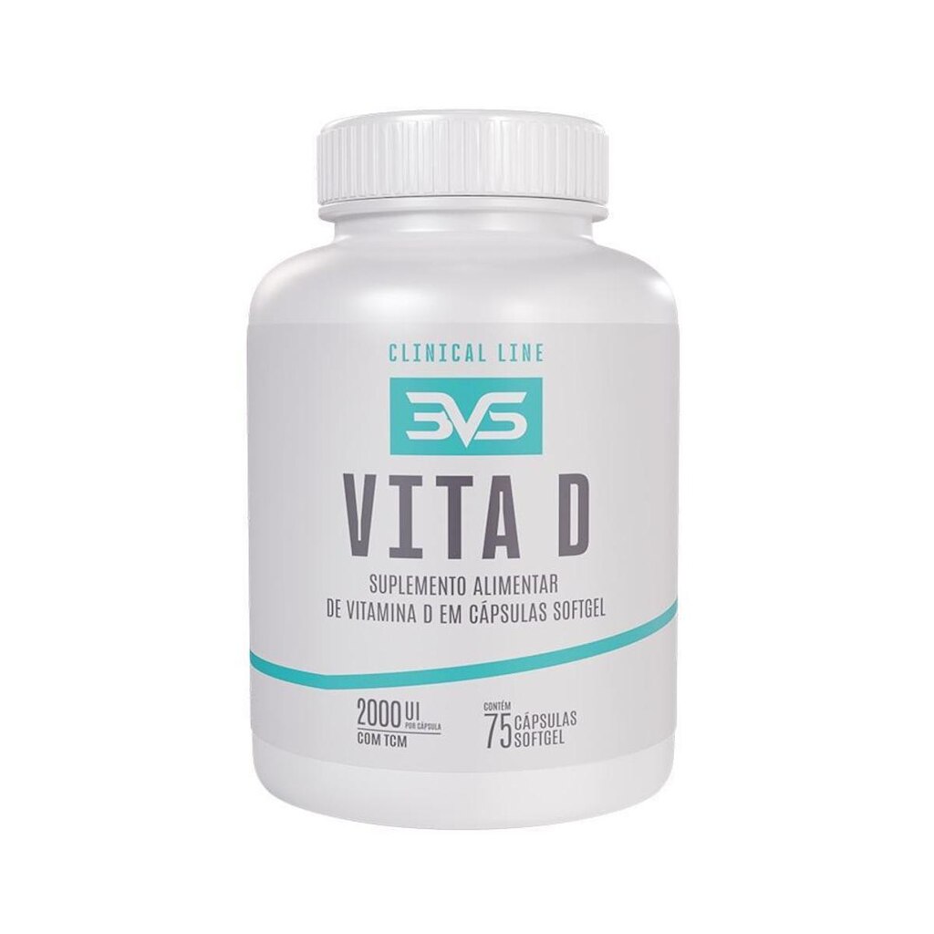 Vitamina D3 75 Cápsulas 3VS Nutrition