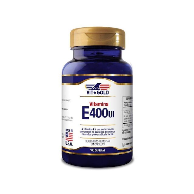 Vitamina E 400 UI Vitgold 100 caps