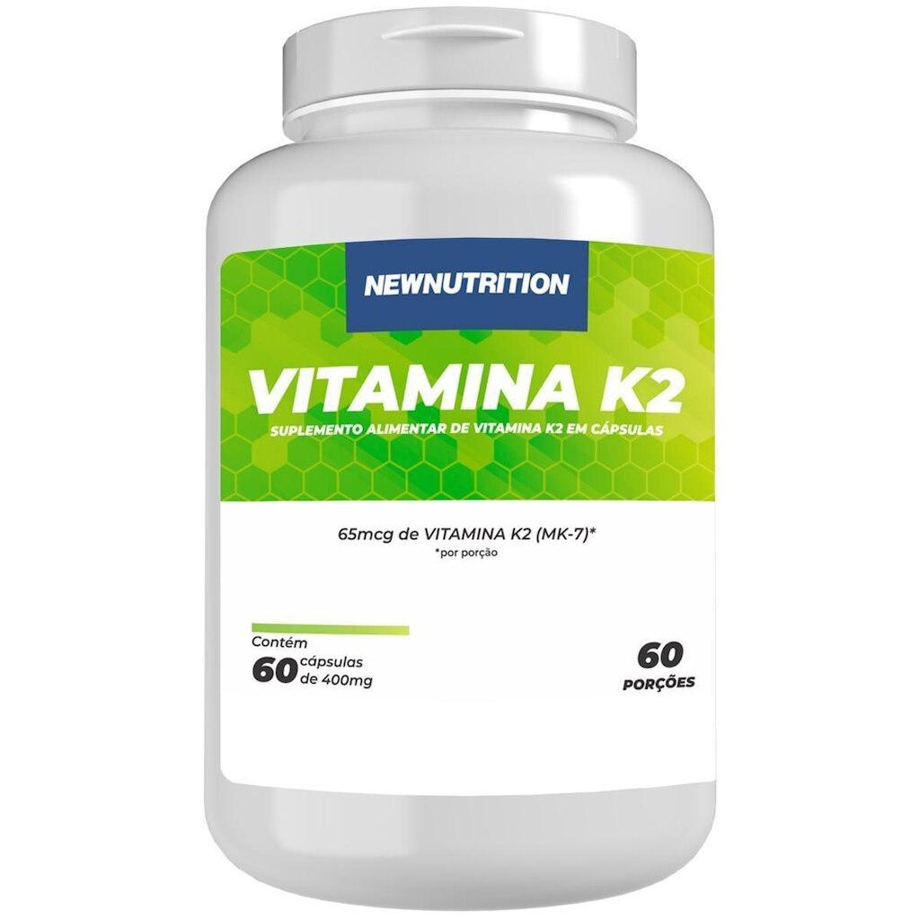 Vitamina K2 - 60 Cápsulas NewNutrition