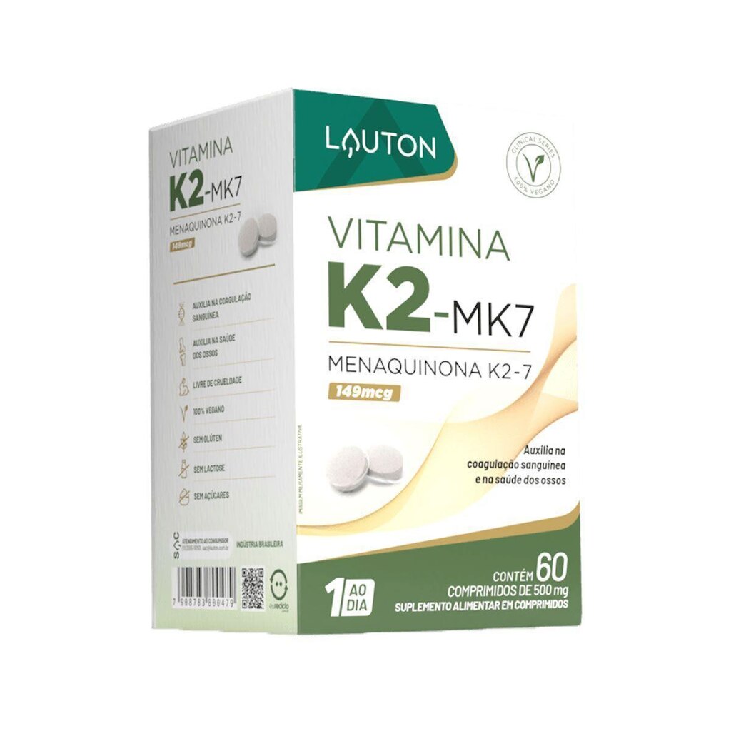 Vitamina K2-MK7 - 149mcg 60 Cápsulas - Lauton