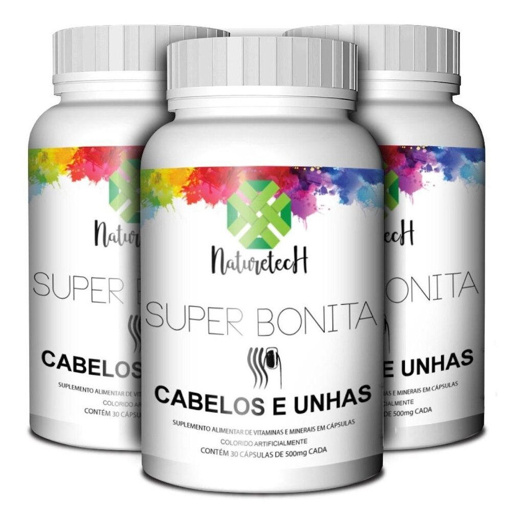 Vitamina Para Cabelos E Unhas Naturetech