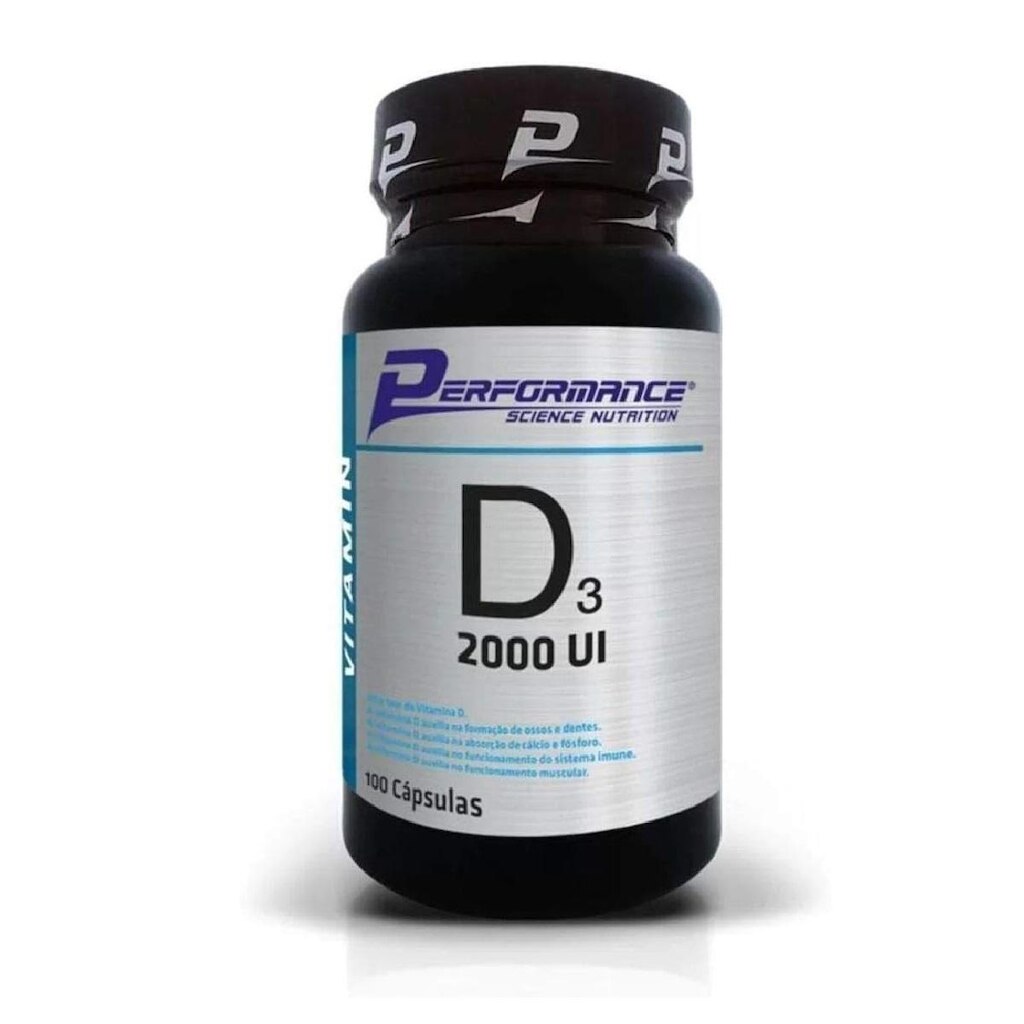 Vitamina Performance Nutrition D3 2000 UI - 100 Caps