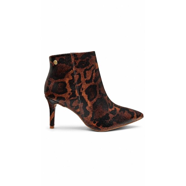 Vizzano Bota Multi Café Animal Print Design Sofisticado - MULTI CAFE ...