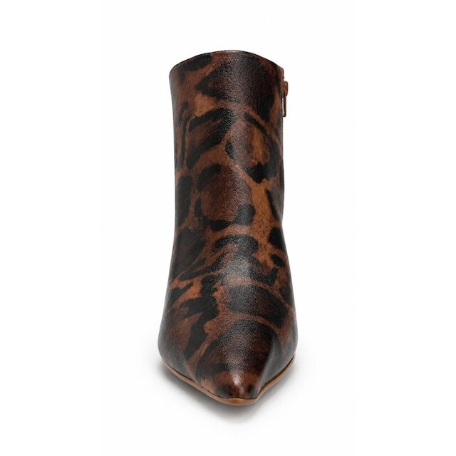 Vizzano Bota Multi Café Animal Print Design Sofisticado - MULTI CAFE ...