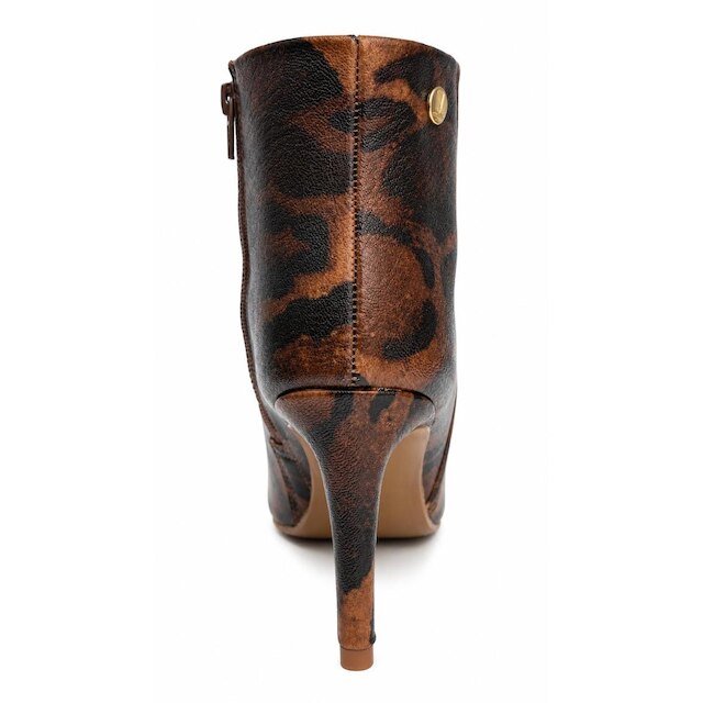 Vizzano Bota Multi Café Animal Print Design Sofisticado - MULTI CAFE ...