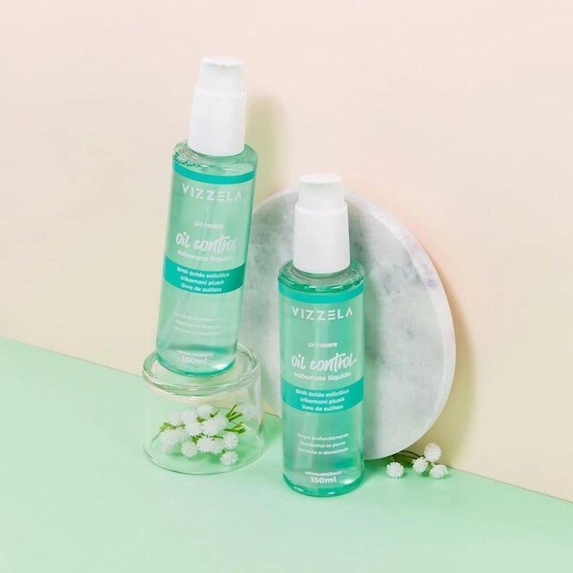 Vizzela Oil Control Sabonete Líquido 150Ml - Única | Netshoes