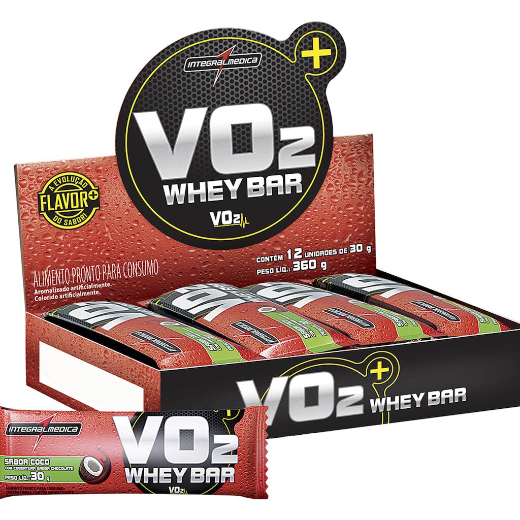 VO2 Protein Bar c/ 12 barras - IntegralMédica