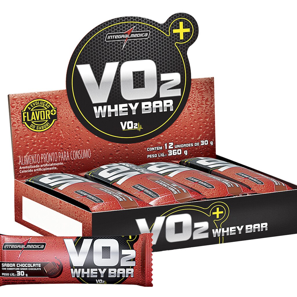 VO2 Protein Bar c/ 12 barras - IntegralMédica