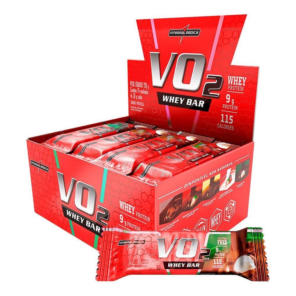 Vo2 Whey Bar Cx 12 Un - Integralmedica