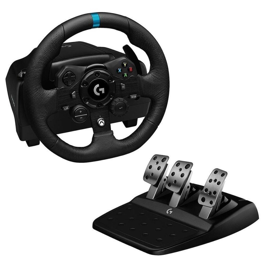 Volante Logitech G923 para Xbox Series X|S, Xbox One,PC,Pedais Responsivos,Launch Control-941-000157