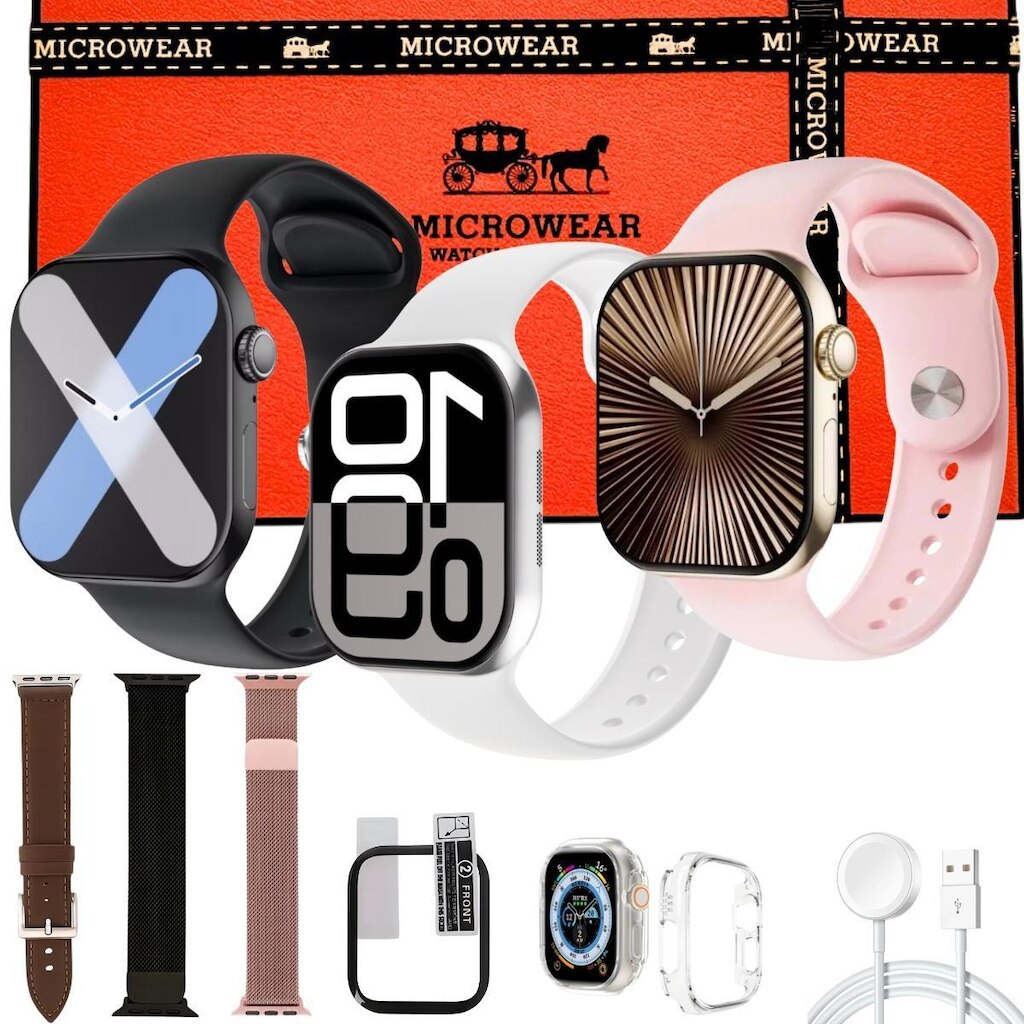 W11 Mini Pro Lançamento Série 11 Amoled Gps Chatgpt Smart Watch Feminino Masculino Android iOS NFC
