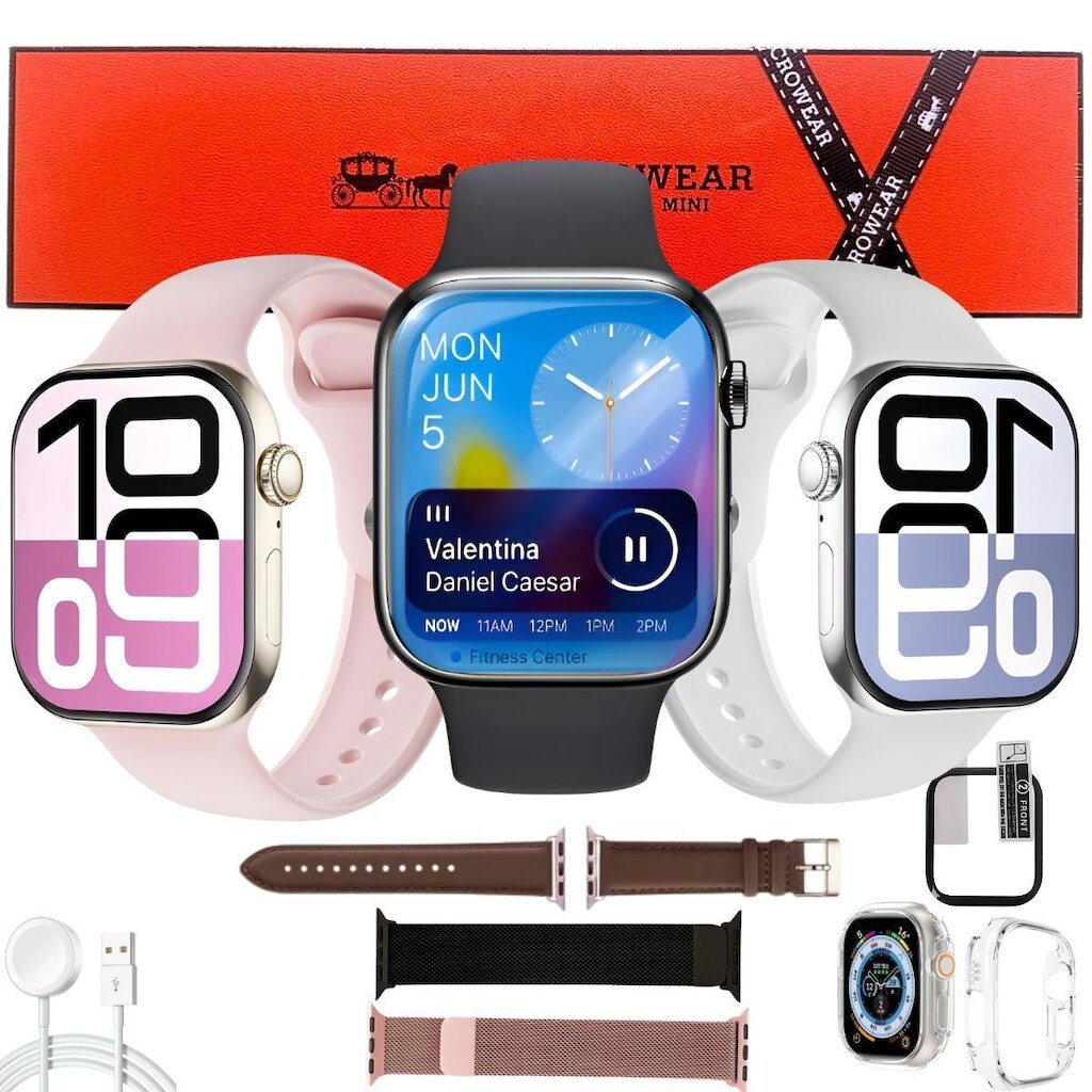W11 Mini Relogio Delicado Smartwatch Feminino Lançamento Original Microwear 42mm Amoled Gps Nfc