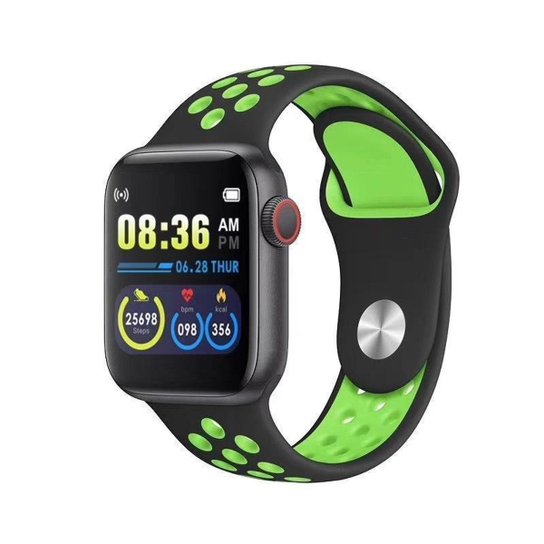 W5 relógio inteligente saúde pulseira de monitoramento smartwatch Esporte Android - Verde