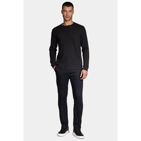 Wafle Sweatshirt Preto