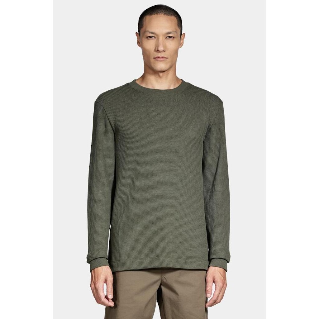 Wafle Sweatshirt Verde Pantano