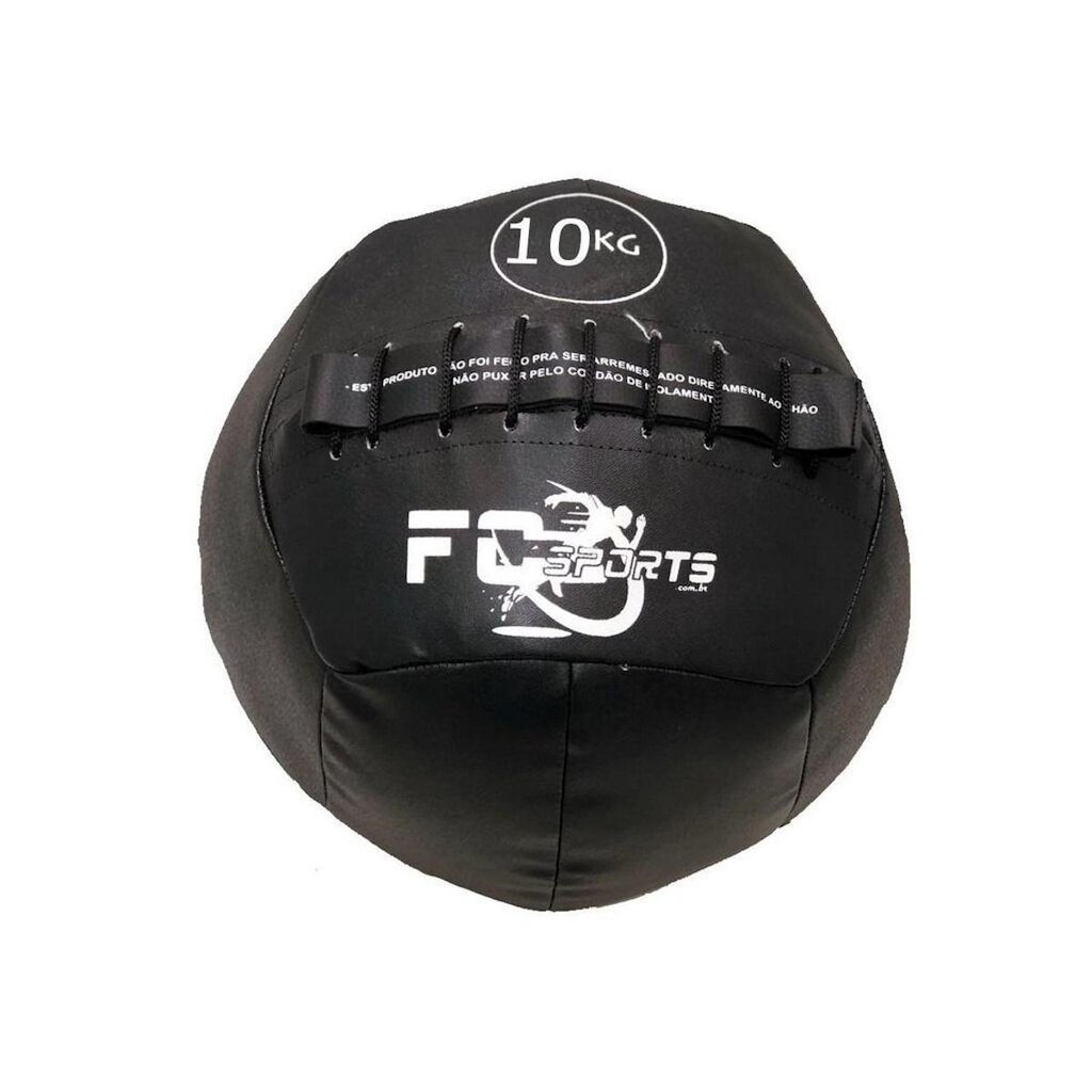 Wall Ball em Lona Marítima 10kg Preto