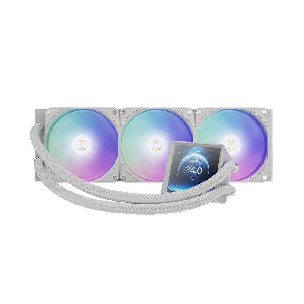 Water Cooler Gamdias Aura GL 360 Com Display Digital Branco