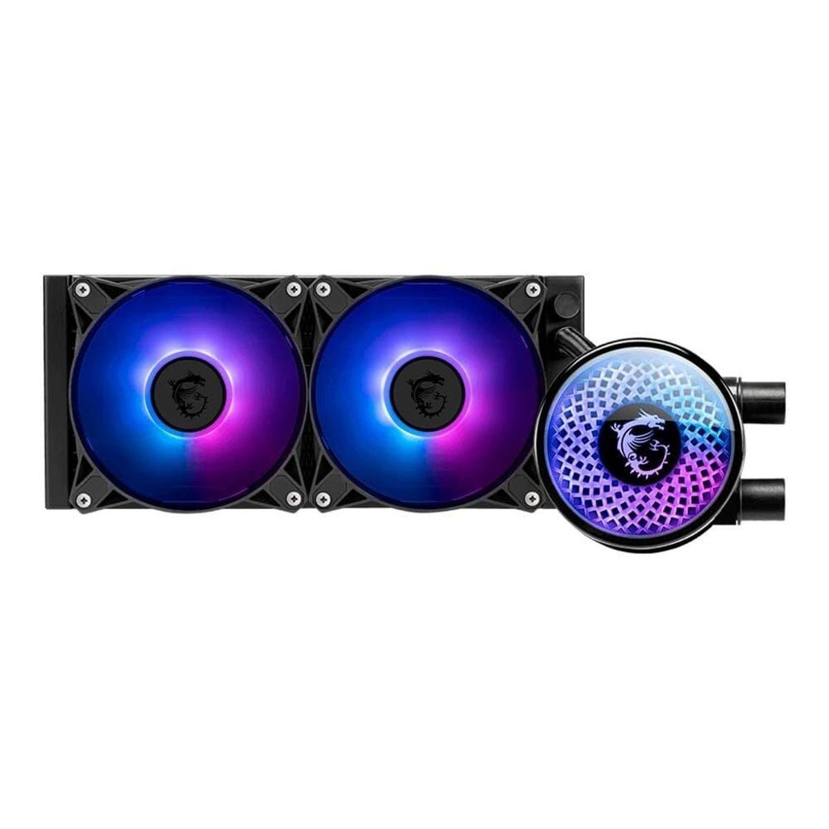 Water Cooler MSI MAG Coreliquid A12, ARGB, 240mm, Intel e AMD, Preto - CLA12240