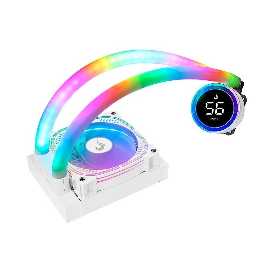 Water Cooler Rise Mode Aura Ice, ARGB, 120mm, AMD/Intel, - RM-WAI-01-ARGB
