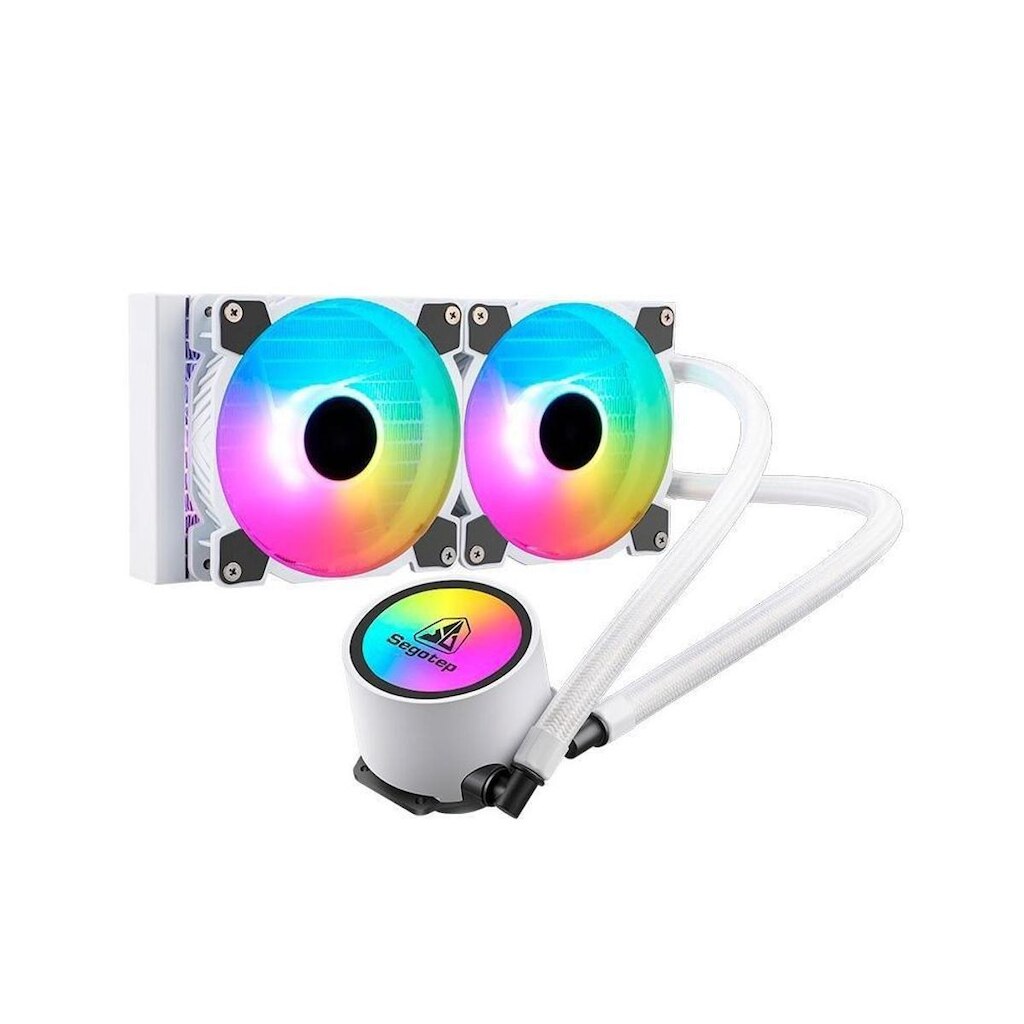 Water Cooler Segotep Beiced, ARGB, 240mm, AMD/Intel, - SEG-WC-BEL360W-WW