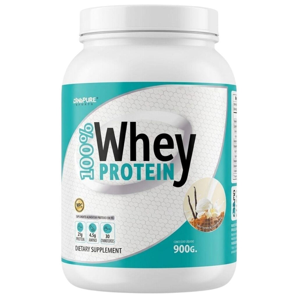 Whet 100% Dynapure 900g - Sabor Baunilha