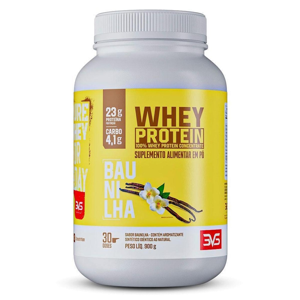 Whey 100% Concentrada 900g 3VS Nutrition