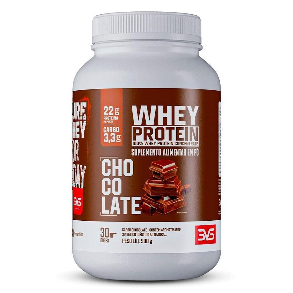 Whey 100% Concentrada 900g 3VS Nutrition