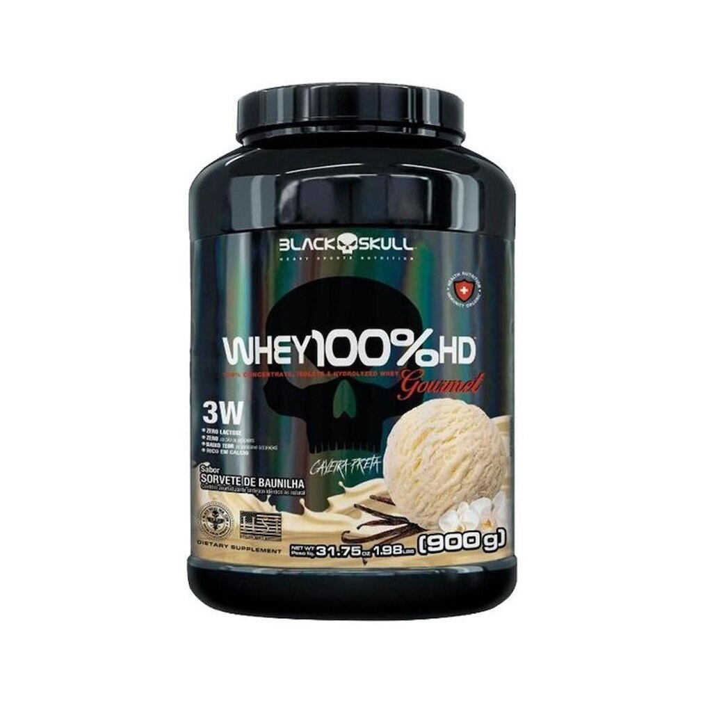 Whey 100% Hd Gourmet 900g - BlackSkull