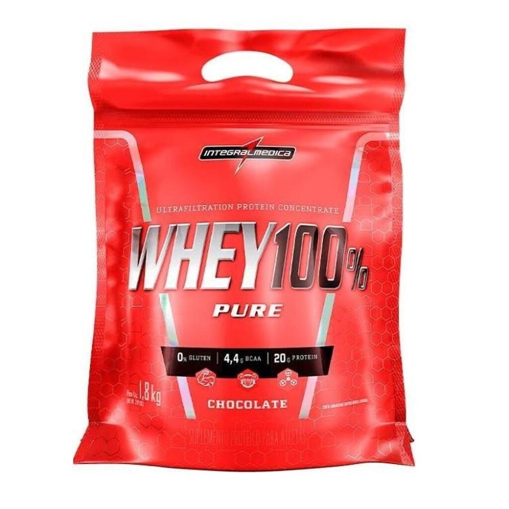WHEY 100% PURE CHOCOLATE 1,8 KG INTEGRAL MEDICA