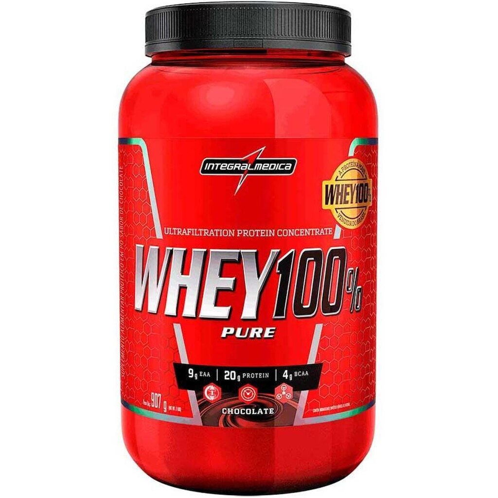 Whey 100% Pure Whey Protein Concentrado 907g IntegralMedica