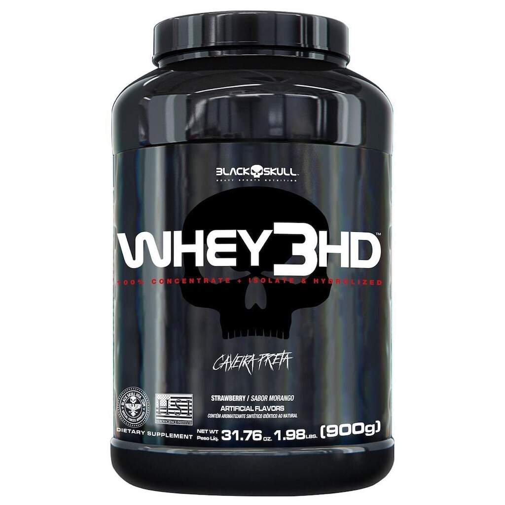 Whey 3Hd (Wpc, Wpi E Wph) 900g - Black Skull