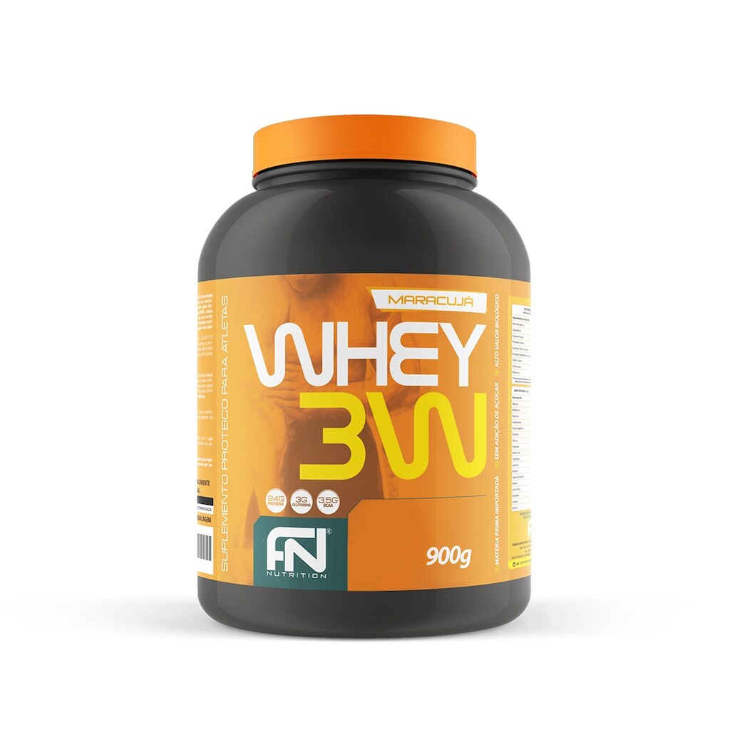 WHEY 3W - POTE  900 GRAMAS FORCE NUTRITION