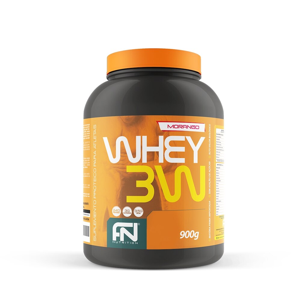 WHEY 3W - POTE  900 GRAMAS FORCE NUTRITION